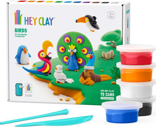 Hey Clay Hava ile Kuruyan Kil (15'li Kutu) - Kuşlar