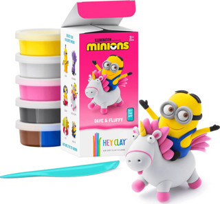Hey Clay Hava ile Kuruyan Kil (5'li Kutu) - Minyonlar (Dave ve Fluffy)