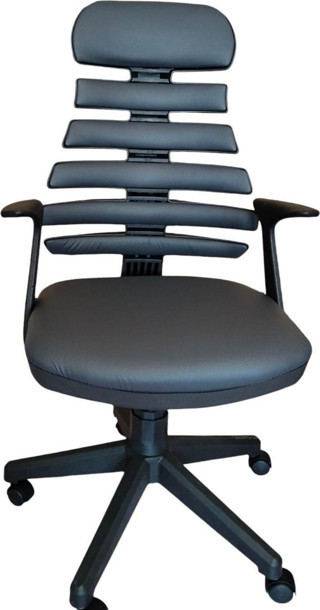 Arenzo Deri Ev Ve Ofis Çalışma Sandalyesi Bilgisayar Ve Yönetici Koltuğu Zebra Model Antrasit