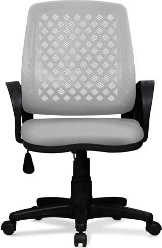 Arenzo Ev ve Ofis Çalışma Sandalyesi Bilgisayar ve Sekreter Koltuğu Petek Model Gri