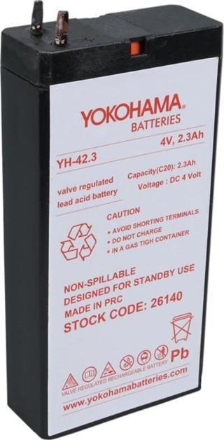 Yokohama YH-42.3 4 Volt - 2.3 Amper Akü (50x100x22 mm)