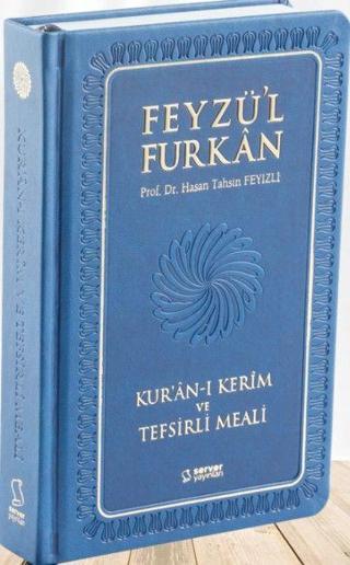 Feyzü'l Furkan Kur'an-ı Kerim ve Tefsirli Meali - Büyük Boy - Ciltli (LACİVERT) - Server İletişim