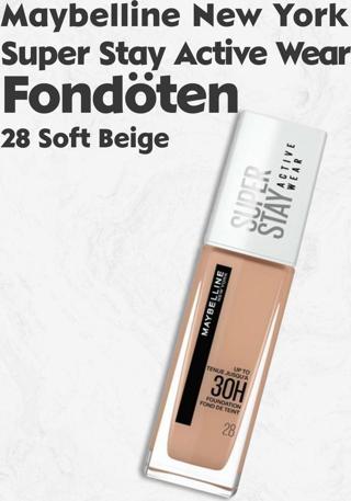 Maybelline New York Super Stay Active Wear Fondöten 28 Soft Beige