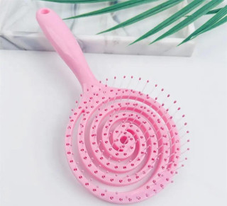 3B Trend Topuzlu Saç Açma Fırçası - Şeker Pembe