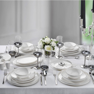 Schafer Adel Platin Yemek Takımı 56 Parça - Platin