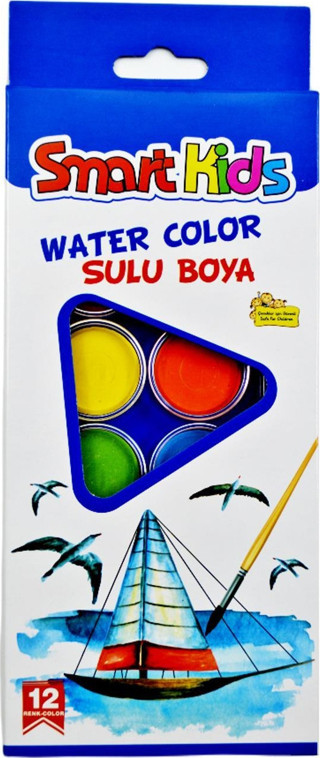 Smart Kids Sulu Boya 12 Renk ( Kod:3566 )