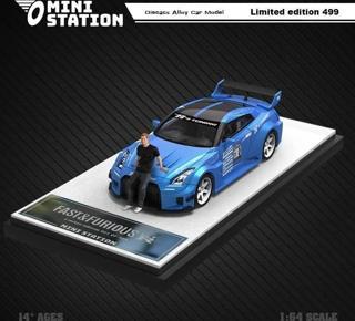 Mini Station Nissan GT-R R35 Brian Figürlü