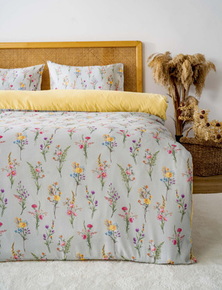 Begonvil Tek Kişilik Nevresim Takımı Pamuklu