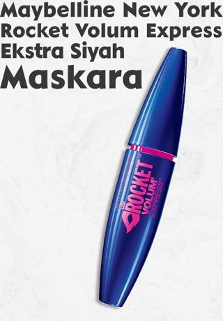 Maybelline New York Rocket Volum Express Ekstra Siyah Maskara