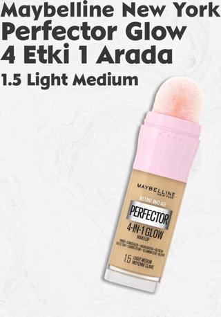 Maybelline Perfector Glow 4 Etki 1 Arada 1.5 Light Medium