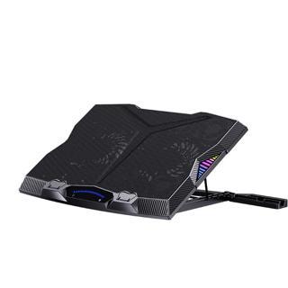 Benks Fanlı Laptop Standı SR08 11 Fanlı RGB Led Işıklı Soğutucu Stand Oyunculara Özel