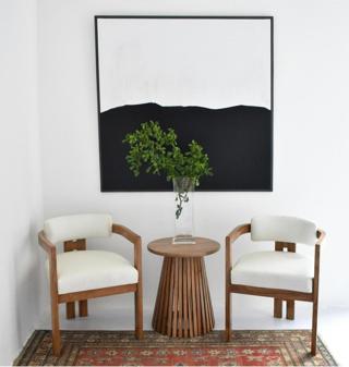 Gazzini Furniture Narvik Iskandinav Still T Model Ahşap Sandalye