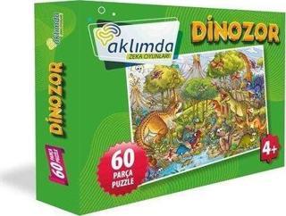 60 Parça Puzzle - Dinozor