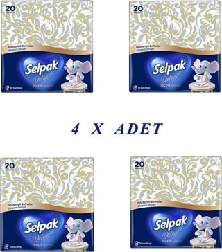 Selpak Deluxe Peçete Kiraz Çiçeği x 4 Adet