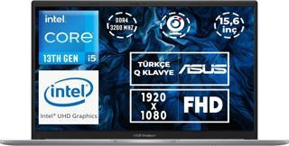 Asus Vivobook 15 i5-1335U 8GB 512GB SSD 15.6" FHD Freedos Taşınabilir Bilgisayar X1504VA-NJ104