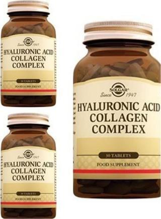 Hyaluronic Acid Collagen Complex 30 Tablet 3 Adet
