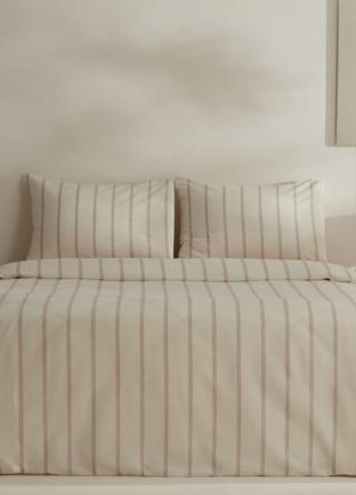 Karaca Home Keos Çift Kişilik İpliği Boyalı Nevresim Takımı Beyaz
