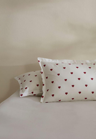 Karaca Home Amour 2'li Yastık Kılıfı Kırmızı 