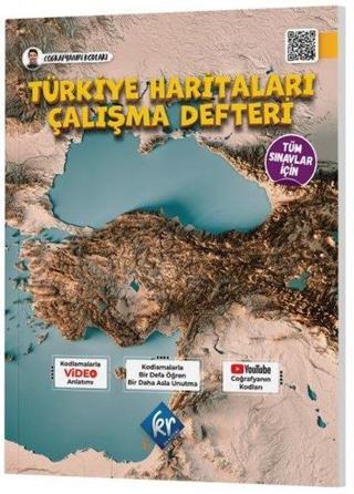 Coğrafyanın Kodları Türkiye Haritaları Çalışma Defteri - Kolektif  - KR Akademi