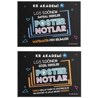 LGS 1. Dönem Poster Notlar Seti - Kolektif  - KR Akademi