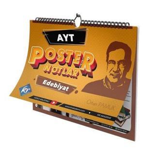 AYT Edebiyat Poster Notlar - Kolektif  - KR Akademi