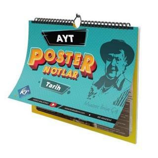 AYT Tarih Poster Notlar - Kolektif  - KR Akademi