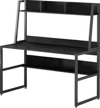 Hitit Dekorasyon Luna Siyah Metal Çalışma Masası