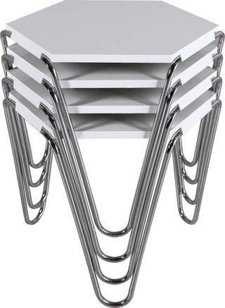 Veys Sehpa 4 Lü Piramit Zigon Sehpa