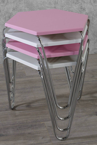 Veys Sehpa 4 Lü Piramit Zigon Sehpa