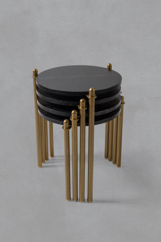 Veys Sehpa 4 Lü Flora Zigon Sehpa - Desnli? Si?Yah