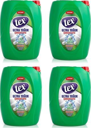 TEX ULTRA YOĞUN ÇAMAŞIR SUYU 5 KG 4 ADET