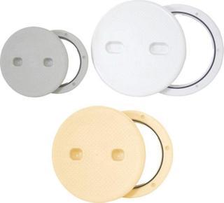 Karma Endüstriyel Kontrol Hatchi Ayrılabilir Kapaklı ις. Ø100mm, Beyaz