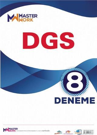 DGS - 8 DENEME + Çözüm Kitapçığı / Sayısal-Sözel - Masterwork