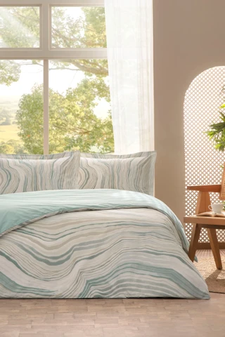 Özdilek Natural Marble Çift Kişilik Nevresim Takımı - Mint