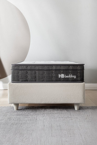 Hb Bedding | Aloeverest Ortopedik Yaylı Yatak | Ideal Uyku & Orta Sertlik | 23cm Kalınlık