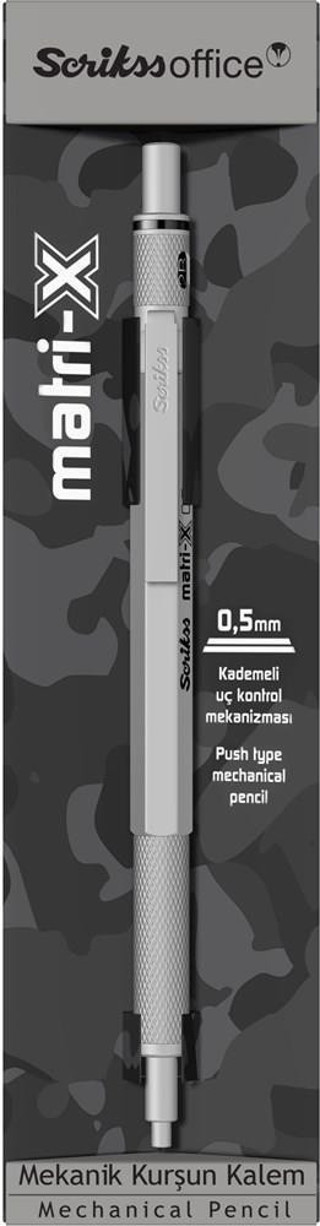 Scrikss Matri-X Versatil 0.5 mm Açık Gri Şeffaf Amb.