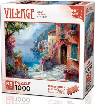 Ks Games 1000 Parça Amalfi Puzzle - Jin Park
