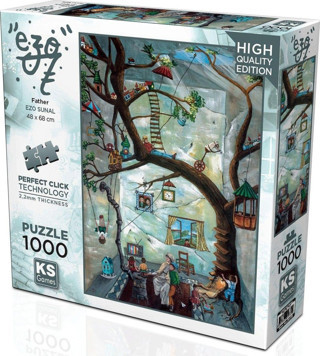 Ks Games 1000 Parça Father Ezo Sunal Puzzle