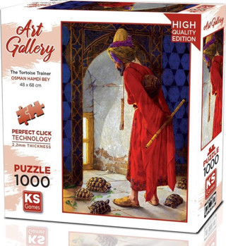 Ks Games 1000 Parça Kaplumbağa Terbiyecisi Puzzle - Osman Hamdi Bey