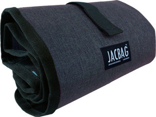 Jacbag Senior XL Lastik Ayraçlı Siyah Katlanır Lila Sanatsal Kalem Çantası