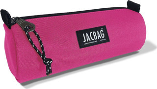 Jacbag Koyu Pembe Kız Çocuk Tek Gözlü Silindir Kalemlik - Kalem Kutusu