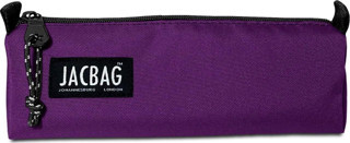 Jacbag Mor Kız Çocuk Tek Bölmeli Üçgen Okul ve Ofis Kalem Kutusu