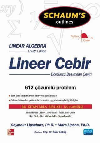 LİNEER CEBİR - Linear Algebra - Schaum&#39;s - Nobel Akademik Yayıncılık