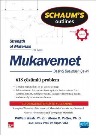MUKAVEMET / Strength Of Materials / Schaum&#39;s - Nobel Akademik Yayıncılık