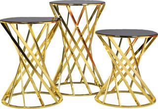 Hitit Dekorasyon Yıldız 3'lü Zigon Sehpa