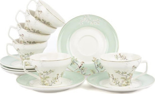 Mikasa Moor Bird Garden 6lı Kahve Fincanı Seti 90cc