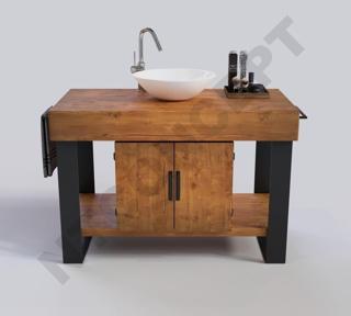 NTCollection Miha Masif Ahşap Lavabo Dolabı Hilton 70 cm