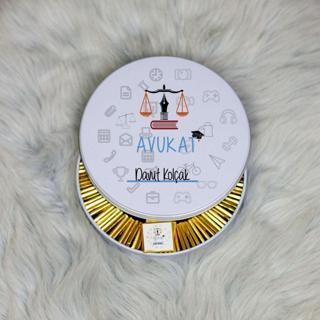 Hediyelen Avukat Metal Kutuda Çikolata 100 Adet 002