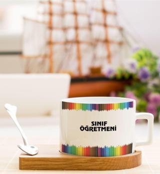 Hediyelen Sınıf Öğretmeni Çay Kahve Fincanı
