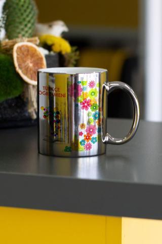 Hediyelen Türkçe Öğretmeni Gümüş Kupa Bardak